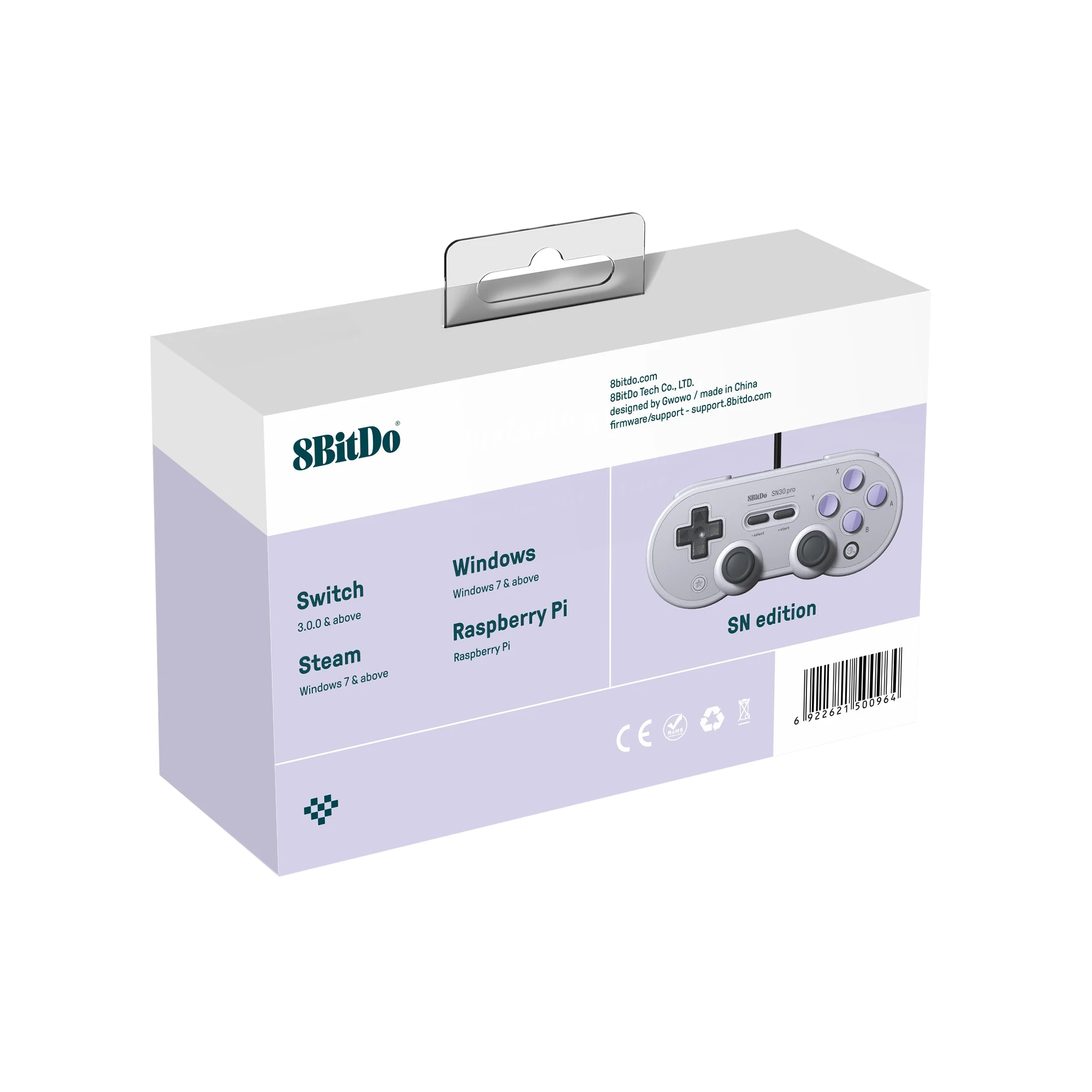 8BitDo USB кабель игровая ручка ПК переключатель хост NS малиновый пирог паровой с кулиской вибрации Windows Android macOS переключатель