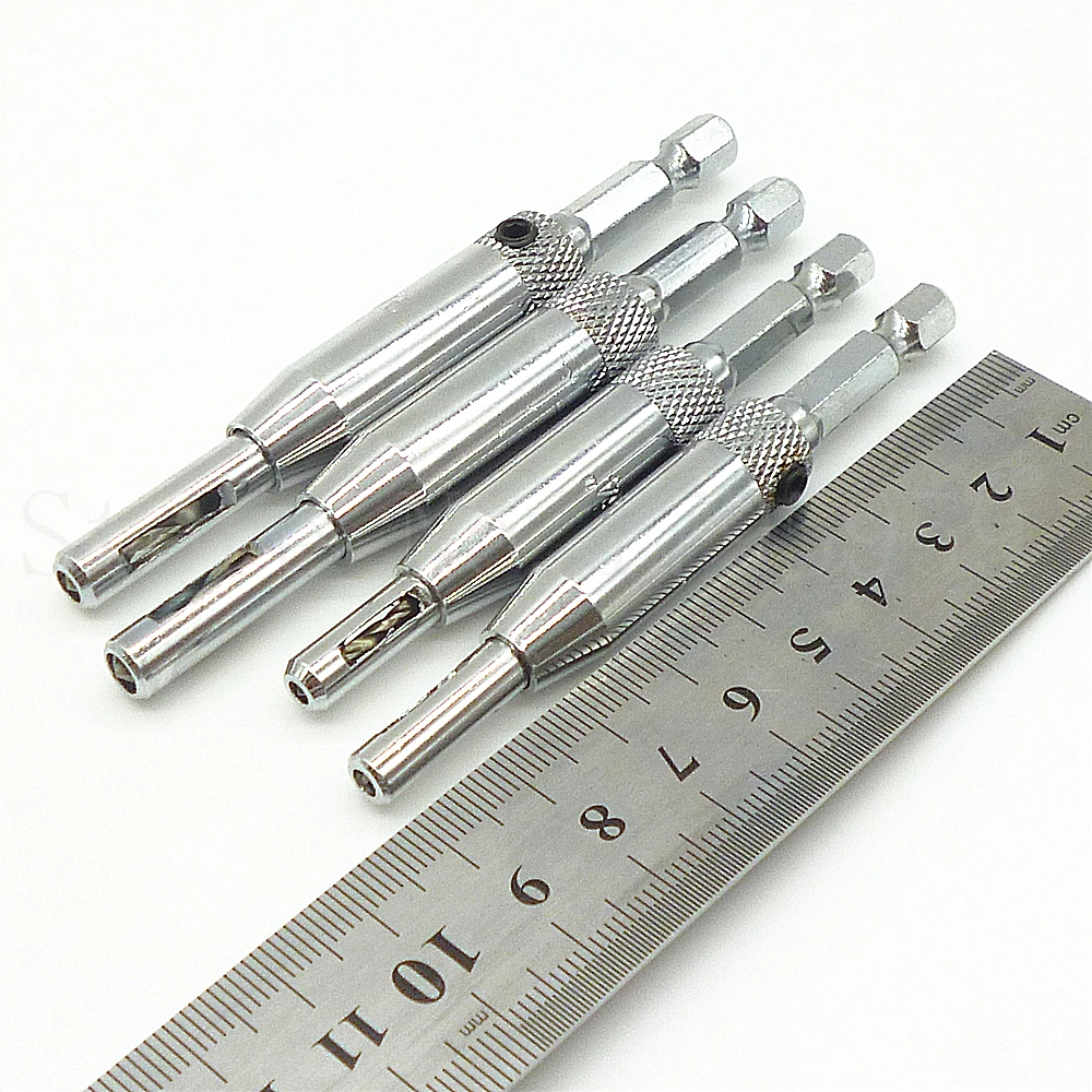 4 шт. HSS 1/4 &quotшестигранный хвостовик Самоцентрирующийся шарнирный сверло набор