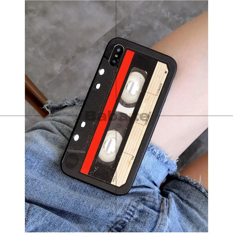 Babaite Retro Camera Cassette Tapes TPU Soft Phone Case Cover for Apple iPhone 8 7 6 6S Plus X XS MAX 5 5S SE XR Mobile Cover