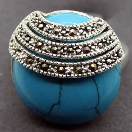 2 цвета красивый белый камень кошачий глаз опал марказит кольцо из стерлингового