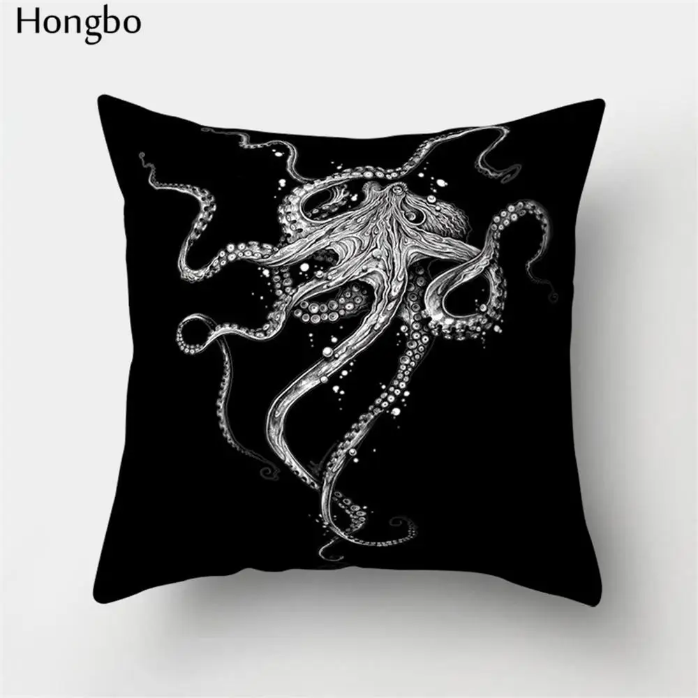 Hongbo 1 шт. красочное Морское Животное осьминог наволочки для подушек для дома наволочка для подушки автомобиля Декор - Цвет: 5
