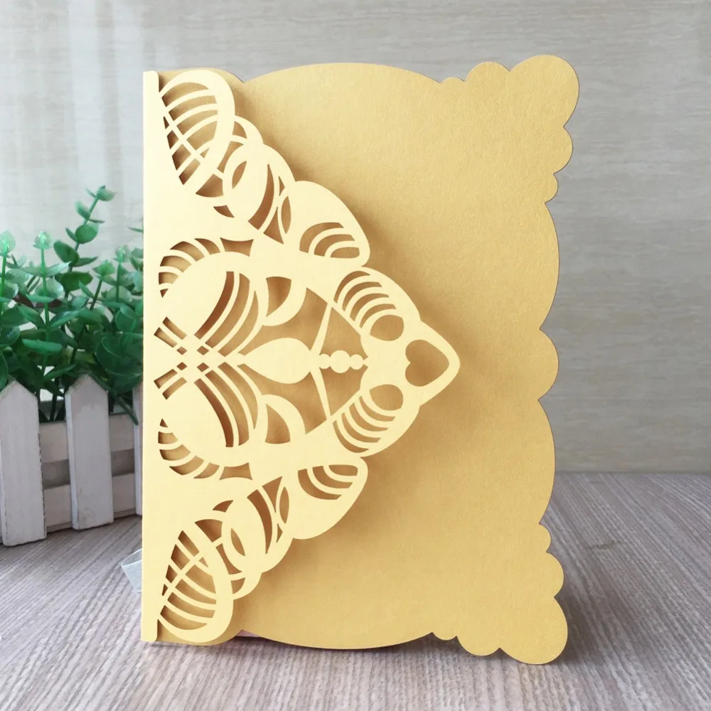 Изысканная фотобумага свадебная пригласительная открытка приглашения на день