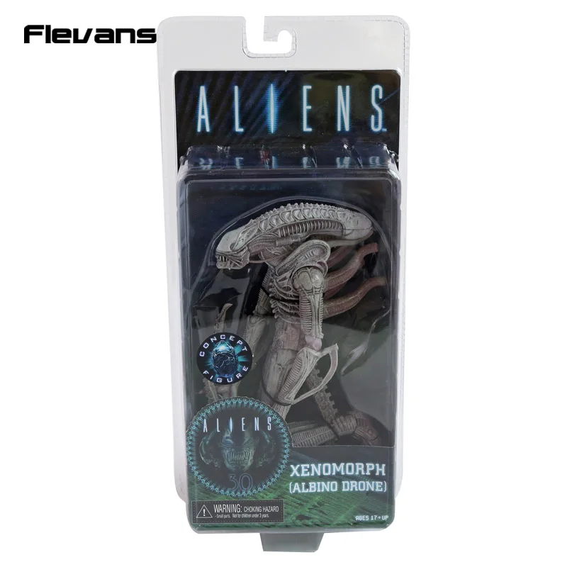 Инопланетянин NECA Series 9 Xenomorph Albino Drone частный Рикко Фрост Дженетт Васкес ПВХ
