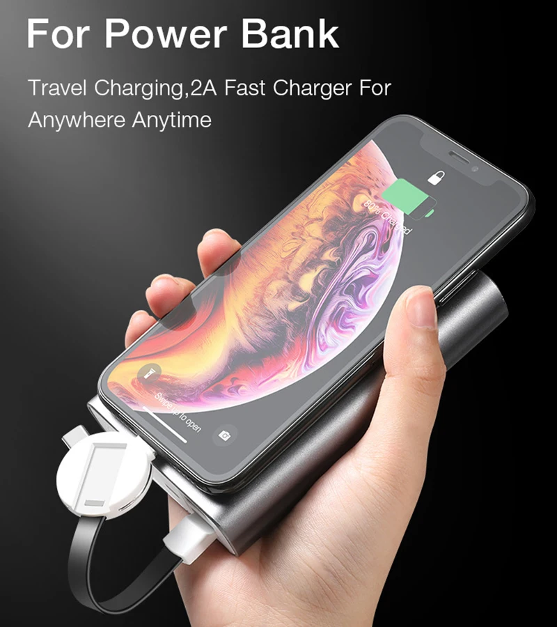 FLOVEME 3в1 Micro USB Type-C 2.4A Магнитный зарядный кабель для iPhone Samsung Xiaomi портативный брелок