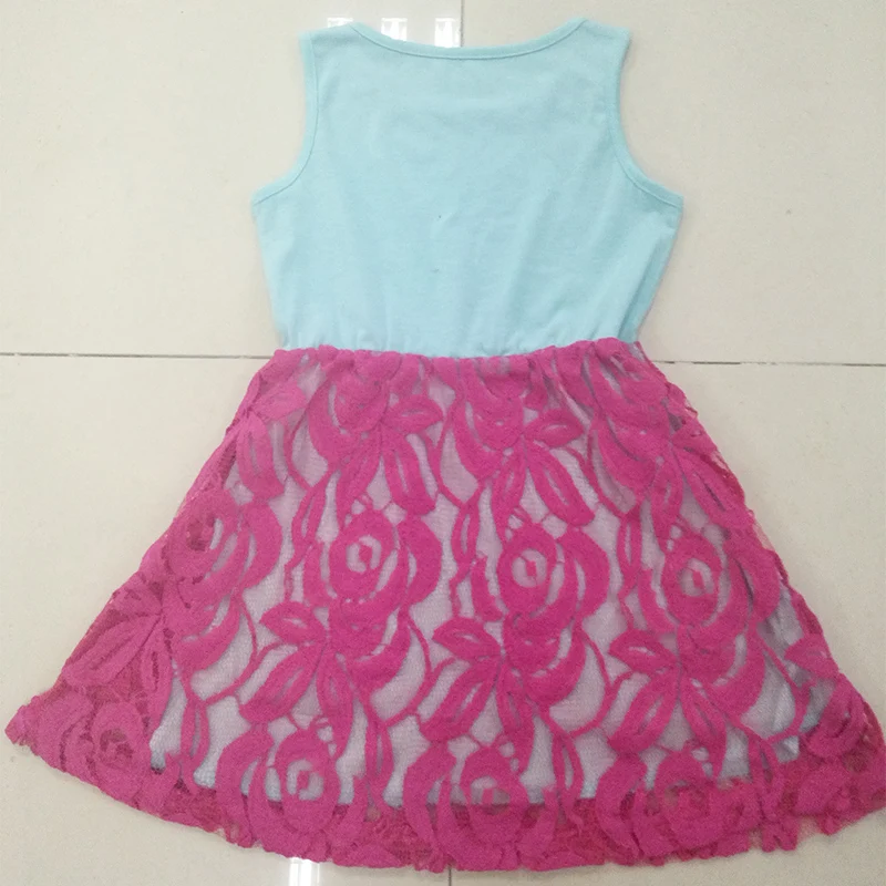 Одинаковая одежда для мамы и дочки летние кружевные платья без рукавов хлопковое однотонное Повседневное