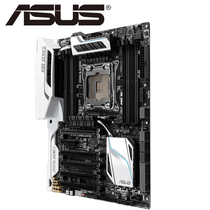 Asus X99 DELUXE/USB3.1 настольная материнская плата Socket LGA 2011 V3 i7 X DDR4 128G ATX UEFI BIOS