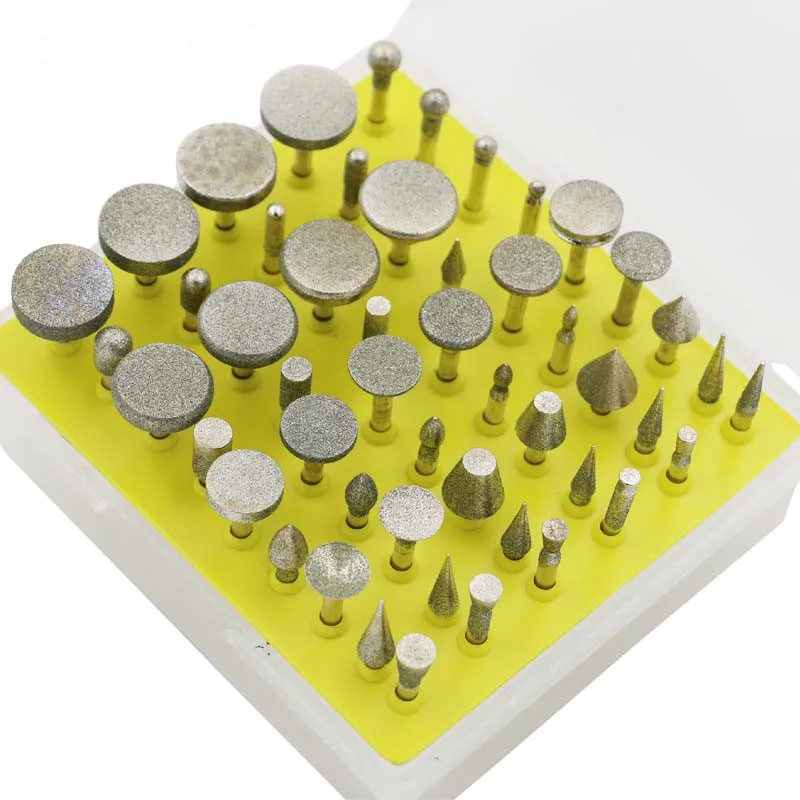 Шлифовальная головка с алмазным покрытием 50 шт./компл. стеклянные заусенцы для