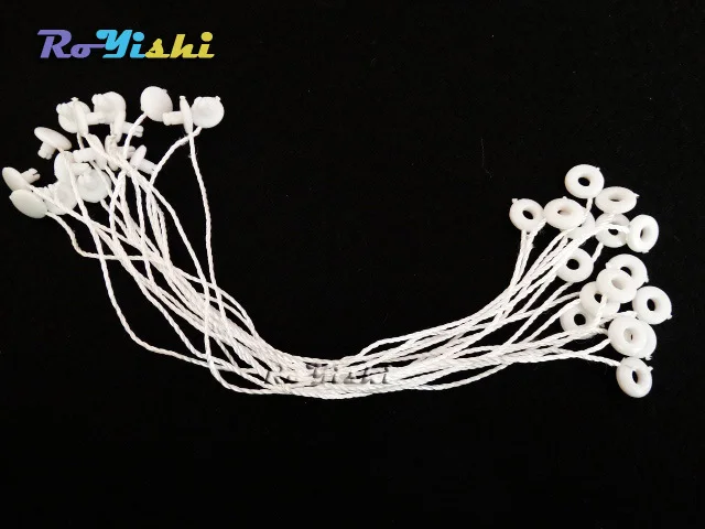

500pcs Hang Tag String For Garment,Stringing Price Hang Tag Or Seal Tag White 18cm