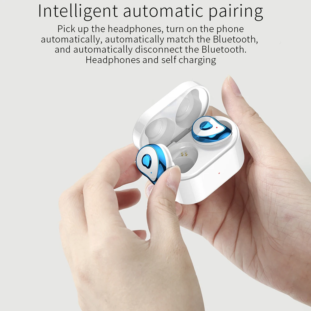 TWS наушники bluetooth 5 0 водонепроницаемые стерео беспроводные с громкой связью