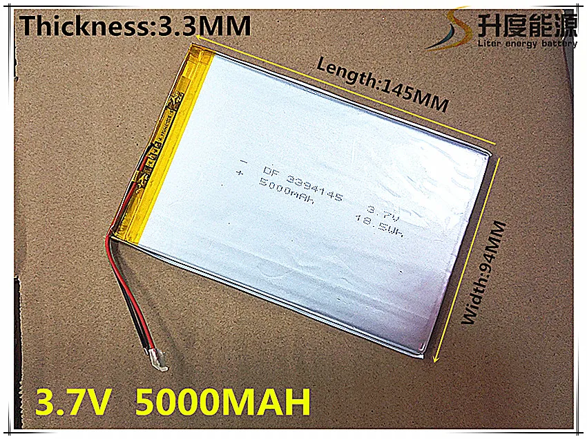 3,7 V 5000 mAh 3394145 литий-полимерный литий-po Li ion Перезаряжаемые Батарея ячейки для Mp3 MP4 MP5 gps Оборудование для psp Мобильный bluetooth