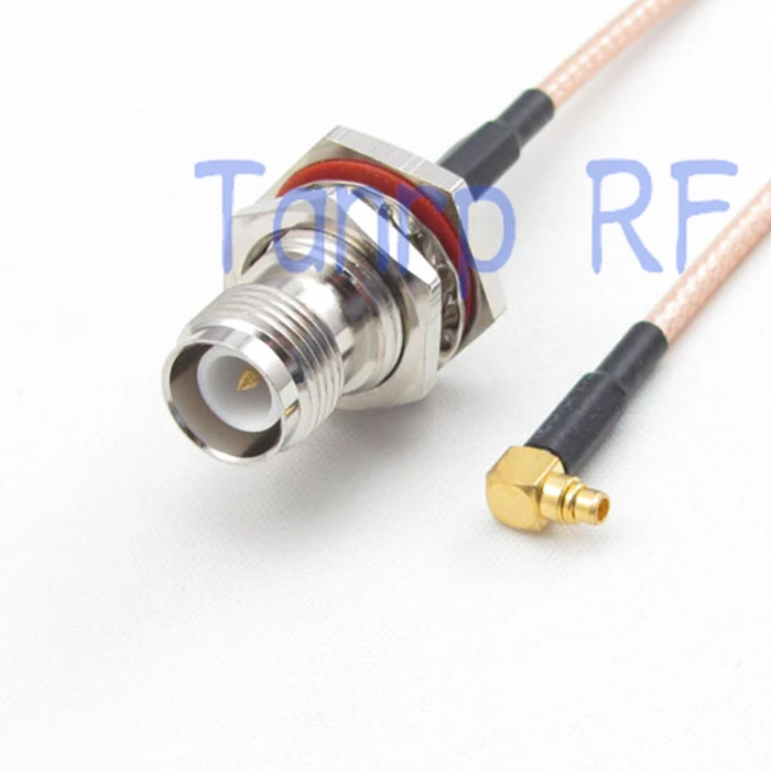 

10pcs 6in MMCX male right angle to RP TNC female RF adapter connector 15CM Pigtail coaxial jumper cable RG316 extension cable