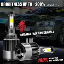 2 x светодиодный головной светильник лампы H15 автомобильный 110W