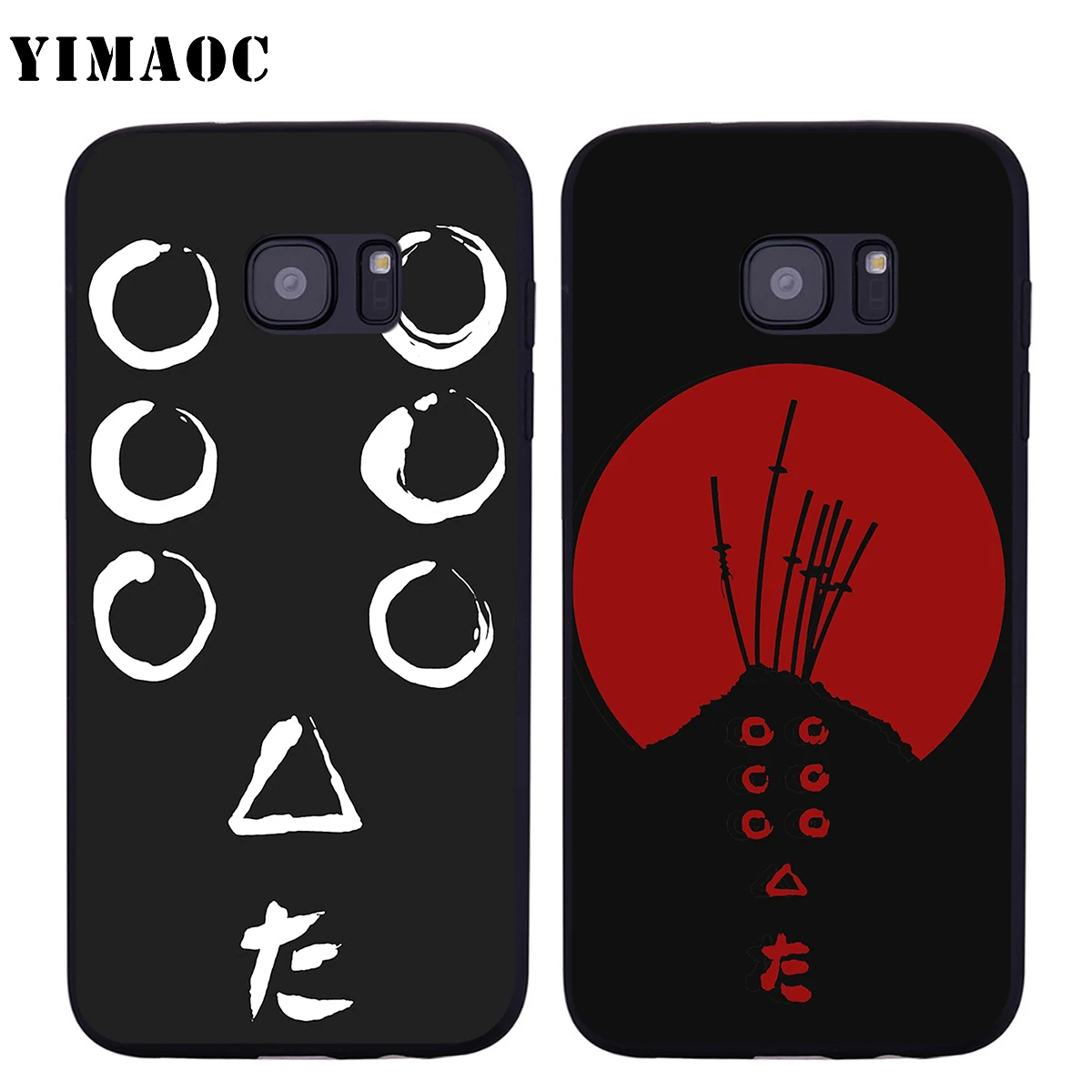 Мягкий силиконовый чехол YIMAOC Samurai для Samsung Galaxy S6 S7 Edge S8 S9 Plus A3 A5 A6 Note 8 9 | Мобильные