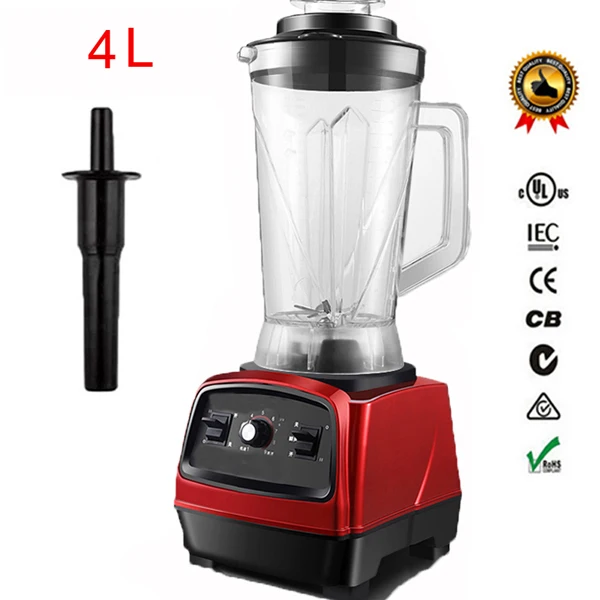 2800 Вт BPA free 3.3HP 4L Сверхмощный коммерческий блендер профессиональный мощный миксер