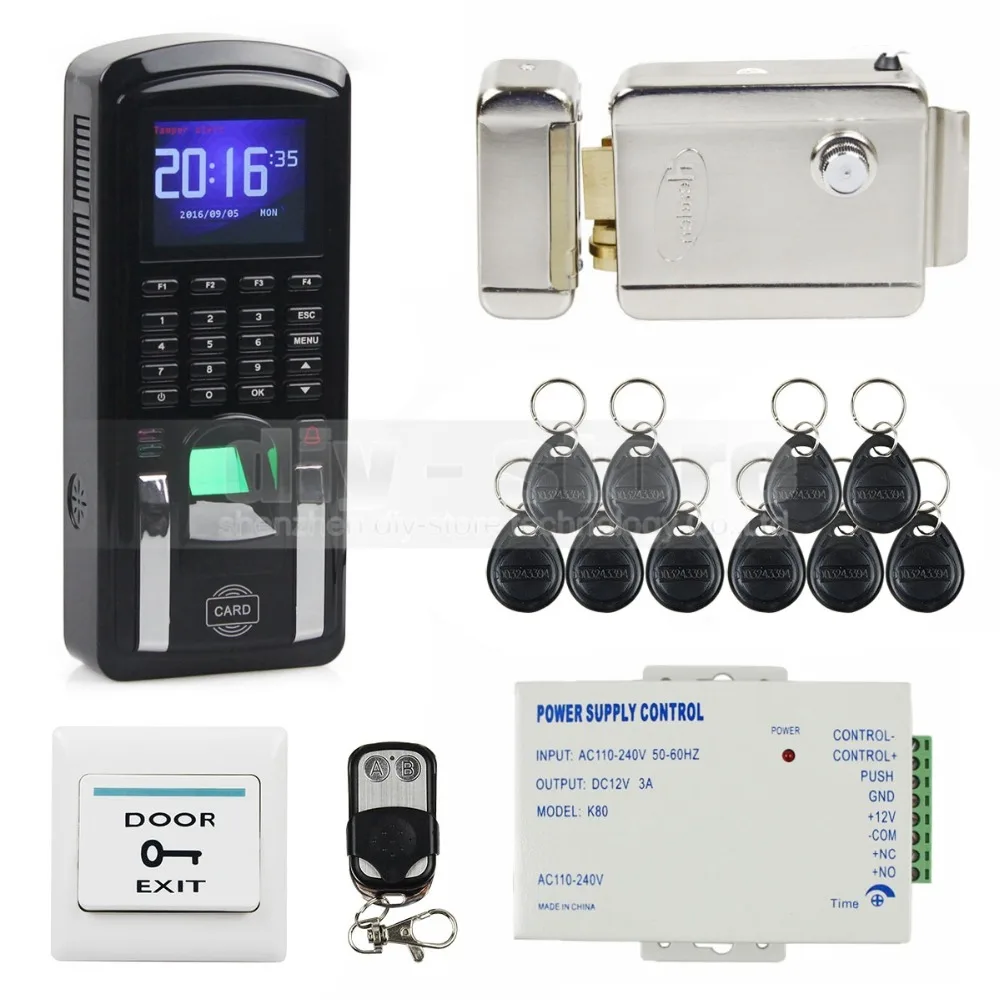 Сканер отпечатков пальцев 125 кГц RFID считыватель Пароль Клавиатура +