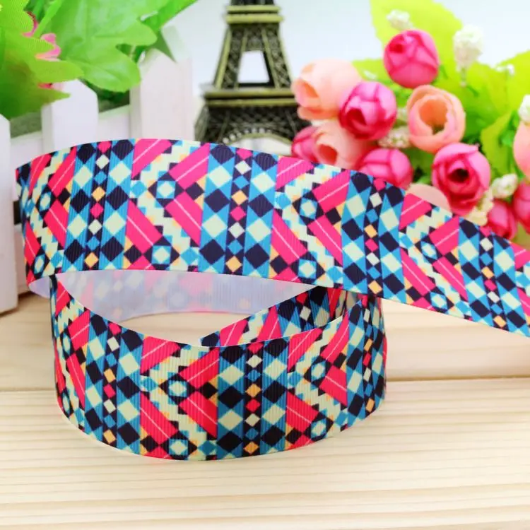 

1.5inch Free Shipping Tribe Printed Grosgrain Ribbon material Headwear Party Decoration Diy Wholesale Craft 38mm P5093