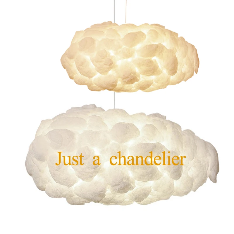 Фотолюстры E27 в виде облака современные креативные романтические светильники из