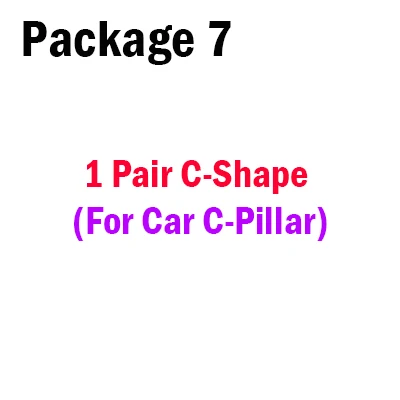 Package 7 Buildreamen2 для peugeot 407 607 301 408 508 стайлинга автомобилей капот дверь багажника уплотнитель этиленового пропилен-каучука прокладки уплотнить кромку Шум изоляции - Цвет: Package 7