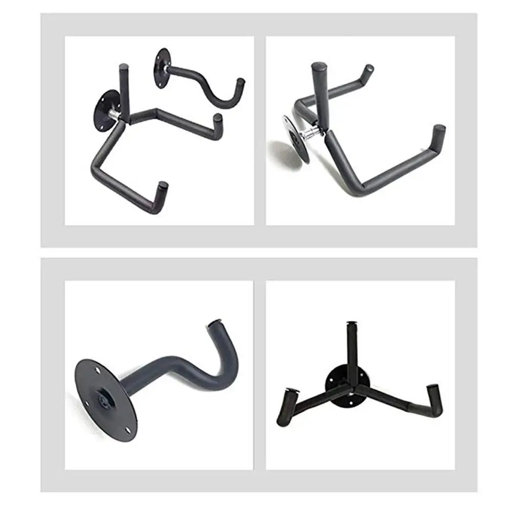 2pcs Guitar Wall Hanging Hook Holder Horizontal Stand Rack Bracket Split Ukulele Long Mount Hanger | Спорт и развлечения