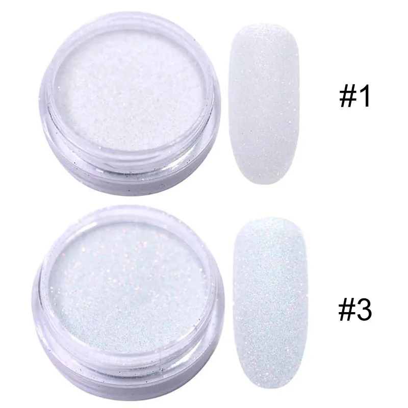 Color 1-3 Addfavor градиентный блеск для ногтей Порошковая голографическая блестящая сахарная хромированная пудра для ногтей DIY Блестки для украшения ногтей набор - Цвет: Color 1-3
