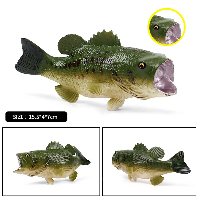 Реалистичная игрушка для детей Oenux Sealife имитация басов морских животных морской