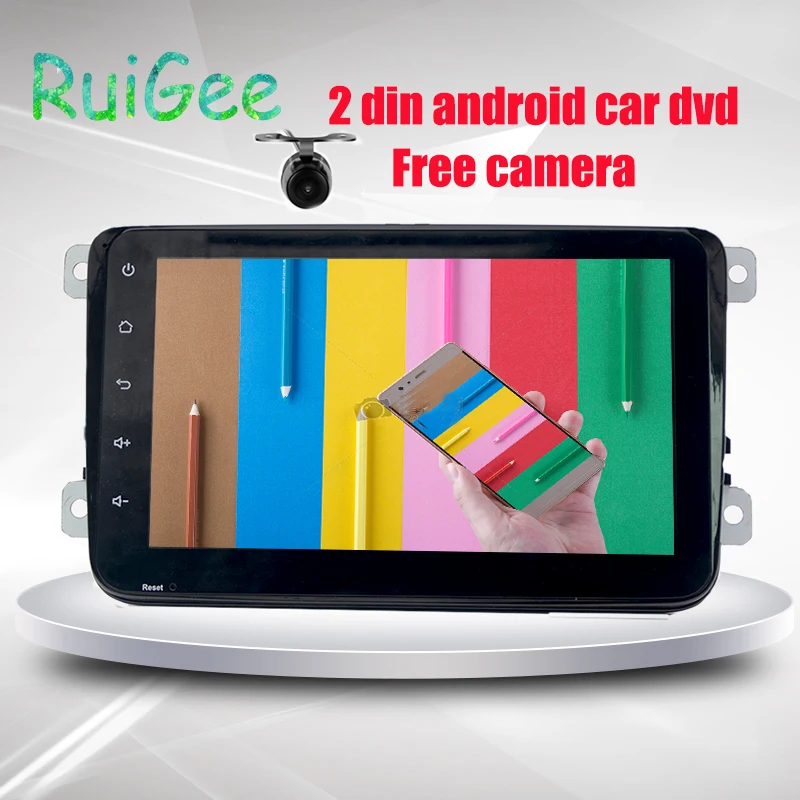 2din Android 6 0 четырехъядерный автомобильный Dvd видео плеер для VW TIGUAN POLO GOLF 5 PASSAT CC JETTA EOS