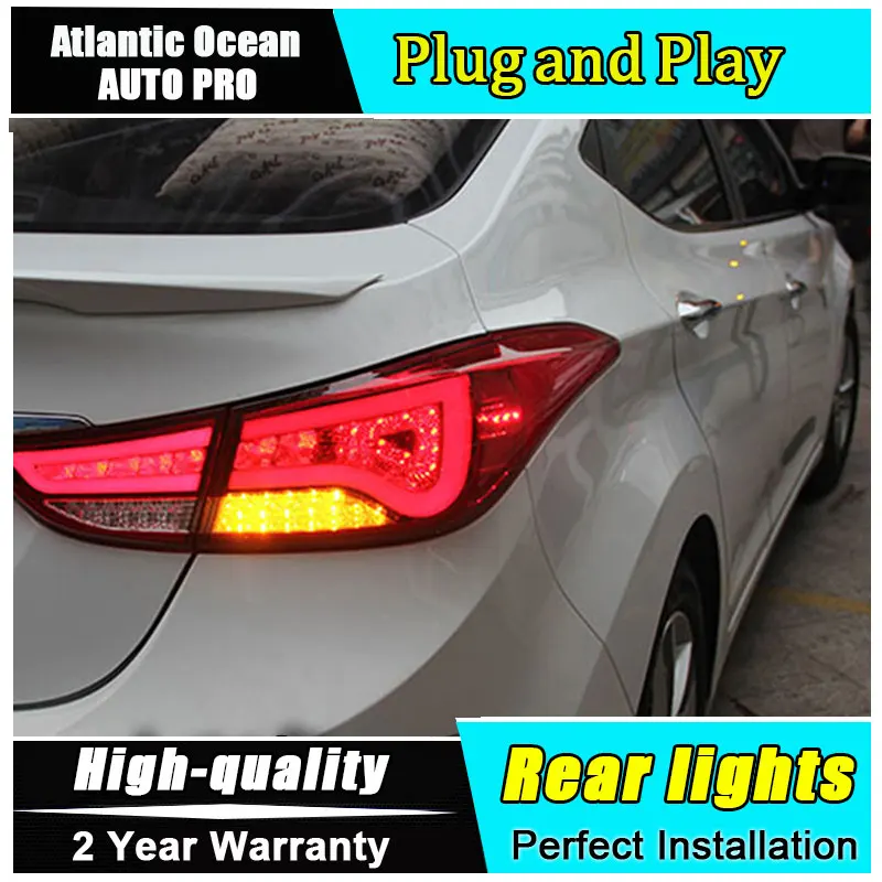 Car Styling for Hyundai Elantra Taillights BMW Design New MD Tail Lamp Rear Fog Light For 1Pair 4PCS | Автомобили и мотоциклы