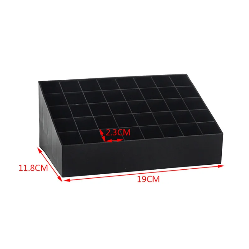 Mordoa 6 color 40 slot lipsticks lip balm show stand make-up organizer Nail polish box cosmetics mascara eyebrow pencil holder | Украшения