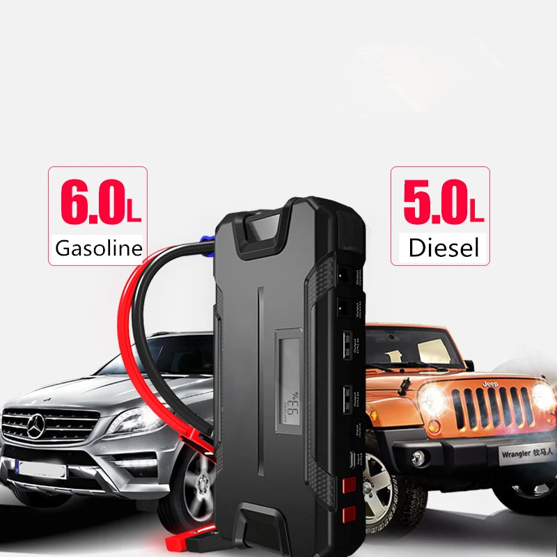 12000 мАч стартер для автомобиля power Bank 600A пусковой усилитель устройства автомобильный аккумулятор аварийный стартер для автомобиля power Bank 12 В