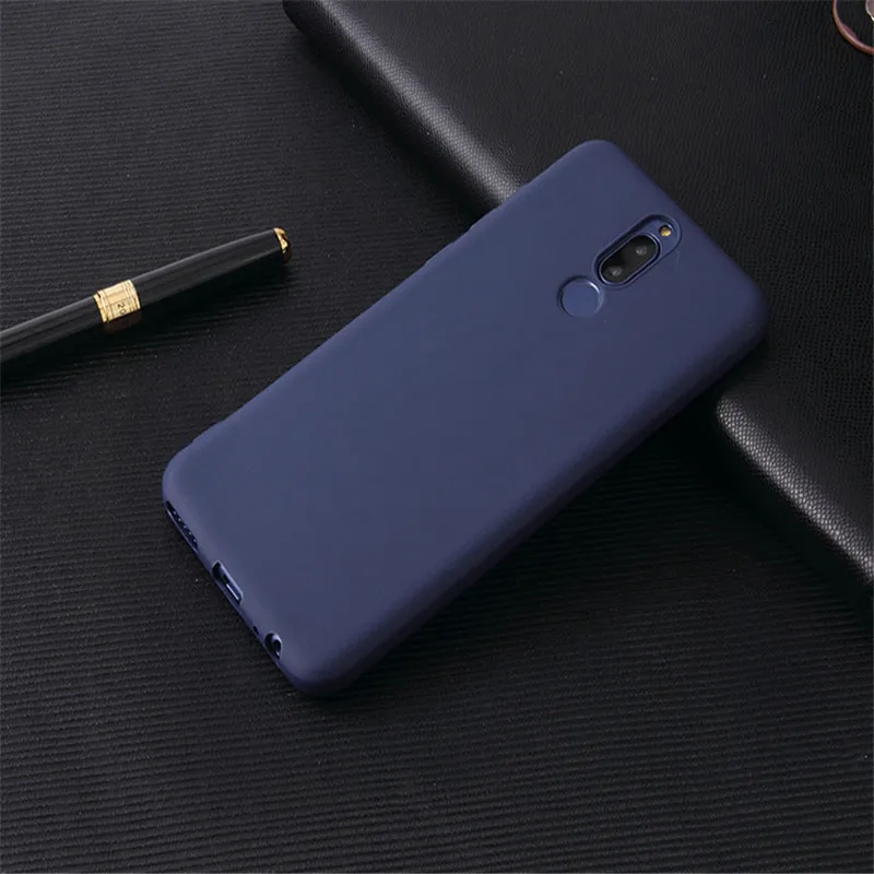Coque For Case On Huawei Mate 10 Lite Cases Nova 2i Back Soft TPU Silicone Protector Black Blue Pink Matte Shockproof | Мобильные