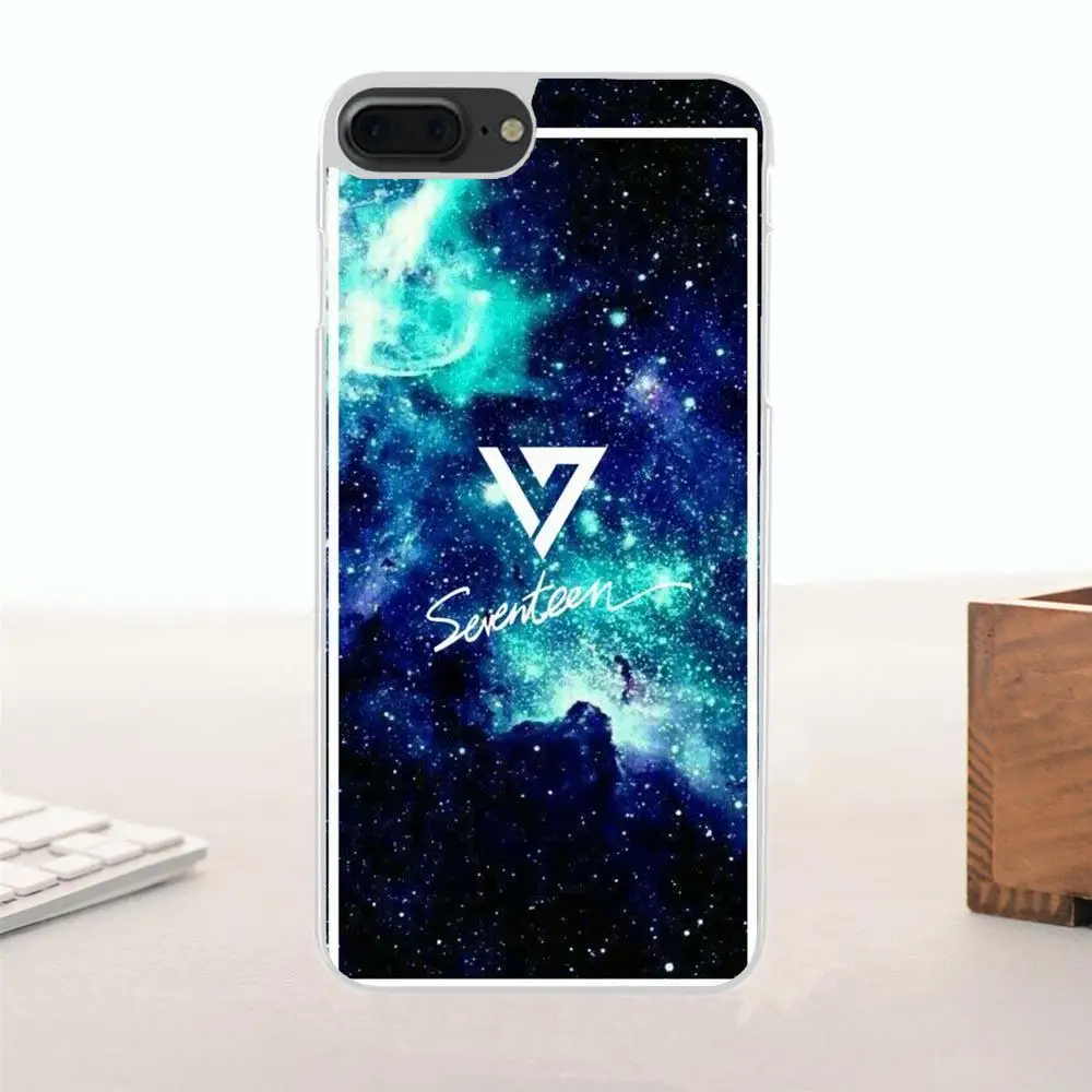 Soft TPU Cover Kpop Seventeen Logo For Apple iPhone 4 4S 5 5C SE 6 6S 7 8 Plus X | Мобильные телефоны и аксессуары