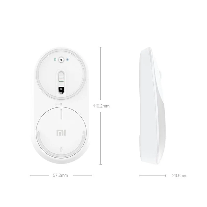 Оригинальный Xiaomi Mouse XMSB01MW портативный беспроводной в наличии Mi Optical Bluetooth 4 0 RF 2 GHz