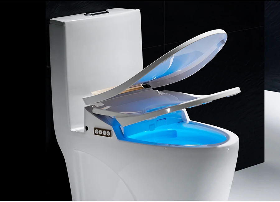 KOHEEL LCD 3 Color Intelligent Toilet Seat Elongated Electric Bidet Cover Smart Bidet Heating Smart Toilet Seat