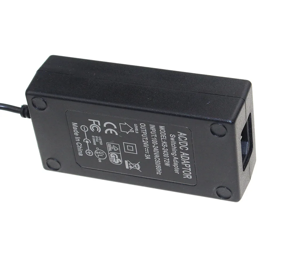 1 шт. очиститель воды Мощность 24V3A AC 100V 240 адаптер конвертер DC 24V 3A 3000mA Питание 5 мм X 2