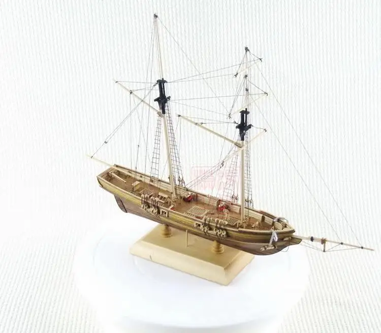 Масштаб 1/70 ультра звуковая Модель двигателя корабль Baltiomore шхуна лазерная резка древесины парусник детские образовательные игрушки