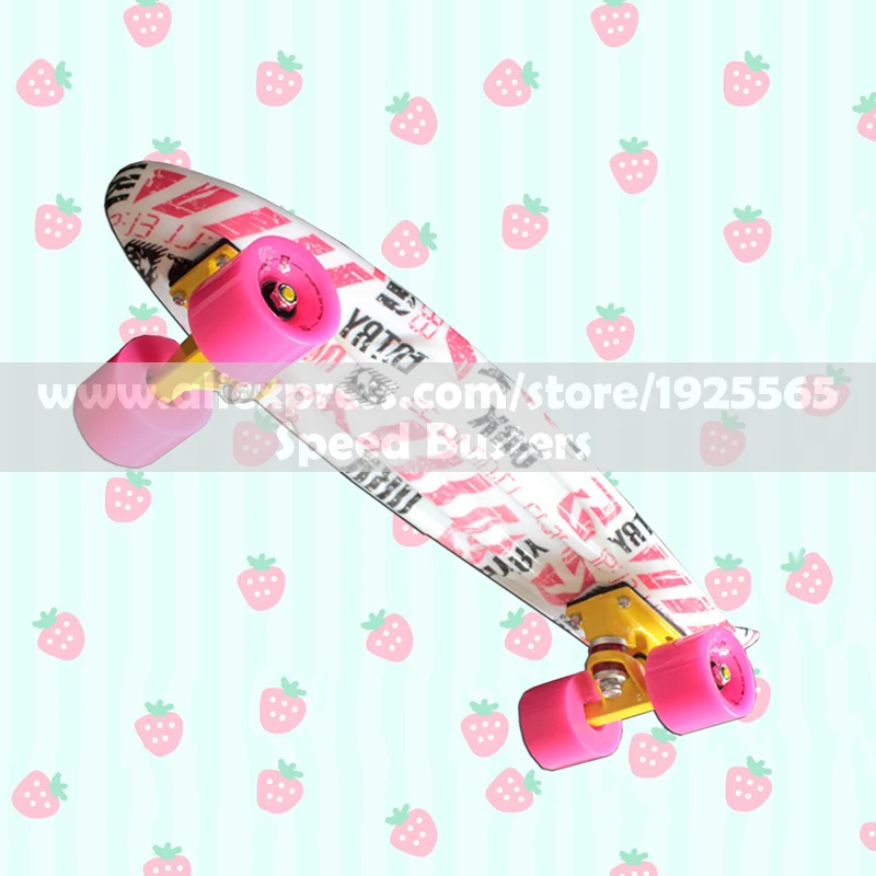 Мини скейтборд Cruiser высококачественный в стиле ретро с рисунком звездного неба