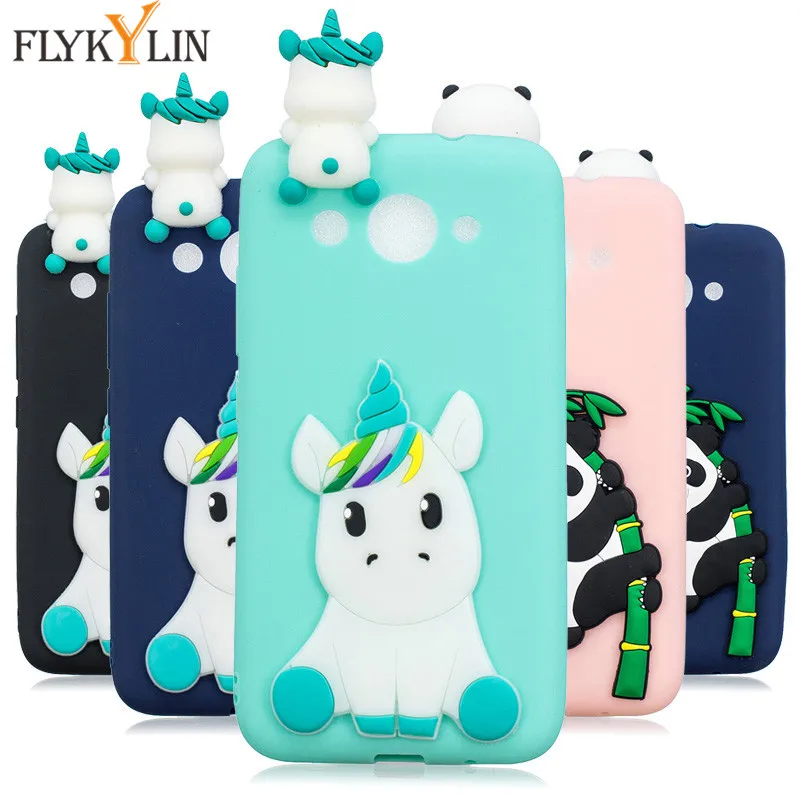 Y3 чехол для Fundas huawei Y3 CRO-L22 чехол 3D мультяшная панда Мягкий силиконовый чехол для телефона для huawei Y3 чехол s Coque