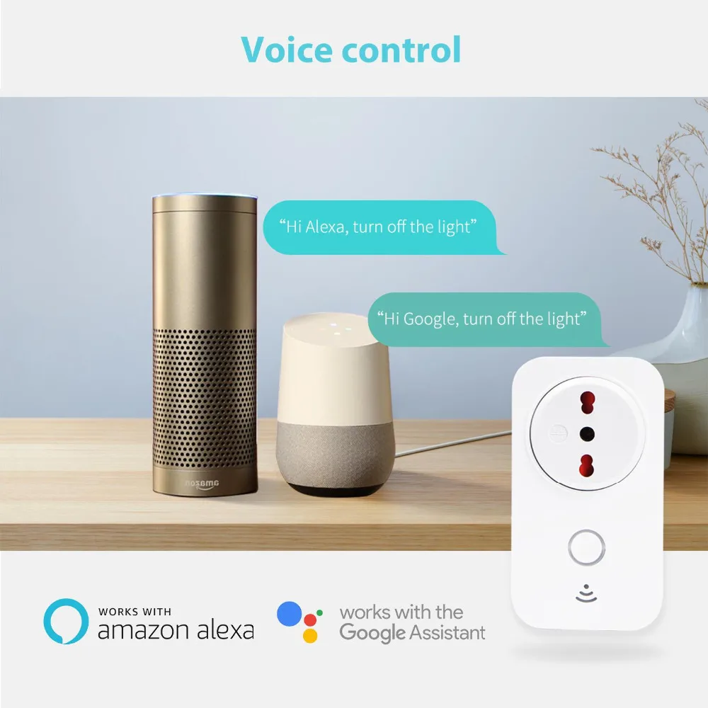 Smart WiFi Plug Amazon Alexa &amp Google Assistant IFTTT Supported App Remote Control Meross MSS310HIT |