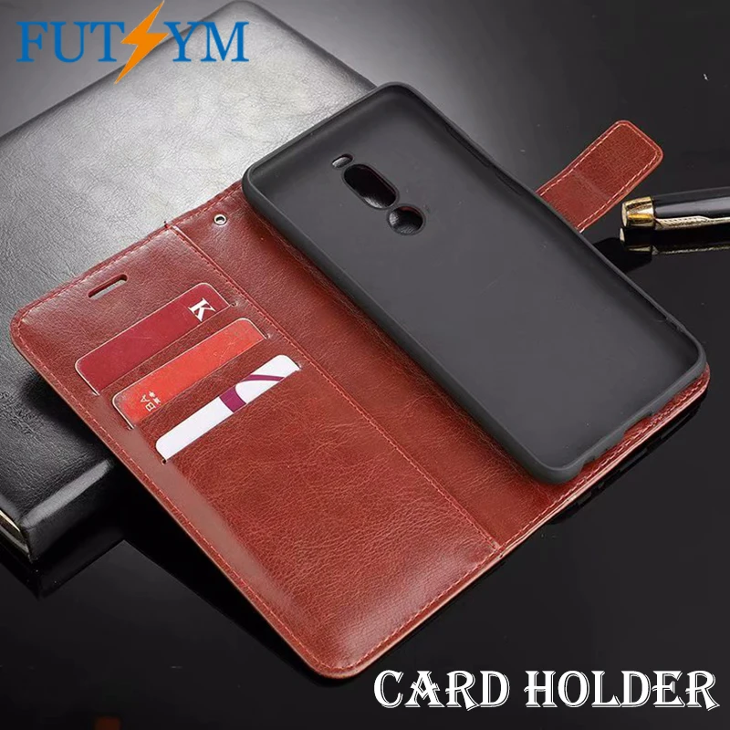 Vintage Flip Leather Kickstand Case for Nokia 7 Plus Shockproof Card Holder 8 9 Pefect Touch Fundas | Мобильные телефоны и