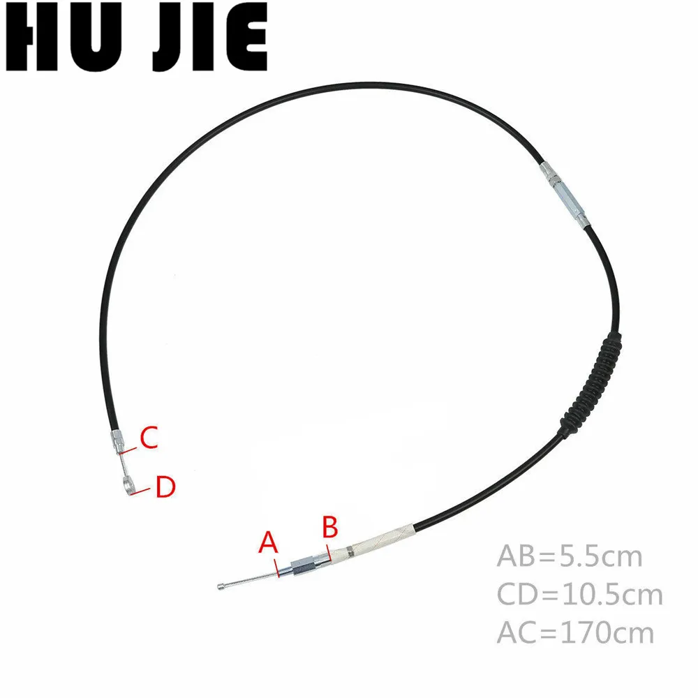 For 2009-2013 Road King Tri Electra Glide 2010 2011 2012 Motorcycle 67&quot 170CM Weave Stainless Steel Clutch Cable | Автомобили и