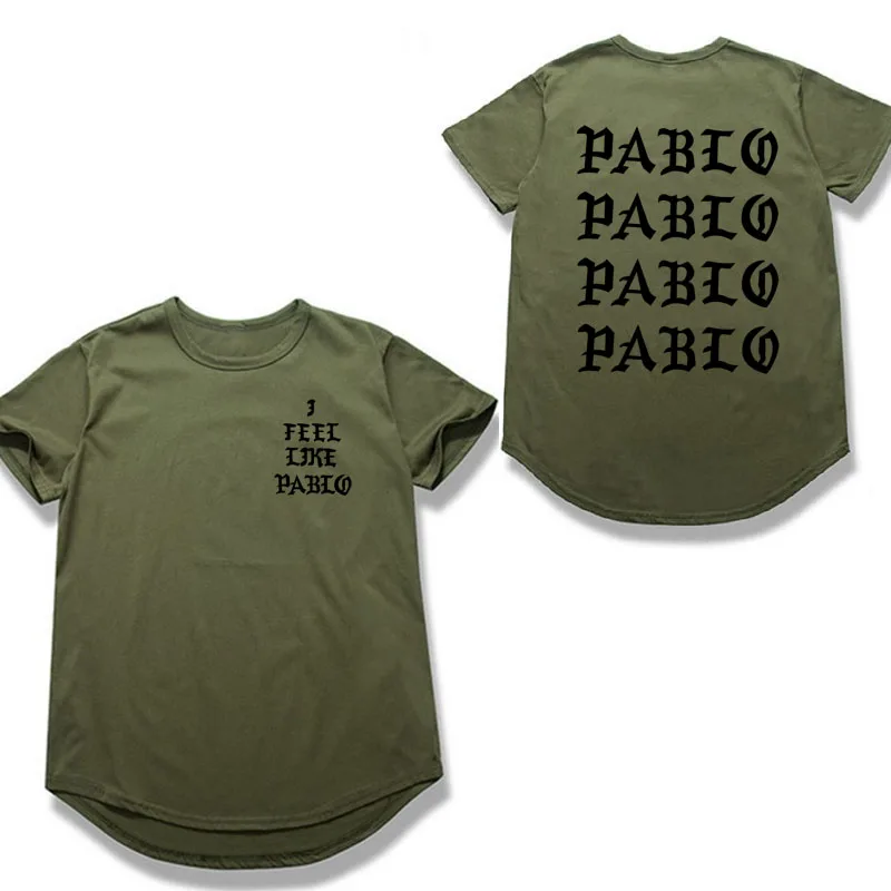 Футболка Kanye West The I Life Of Pablo Kanye, мужская летняя брендовая одежда, футболка I Feel like Paul Kanye, футболка Homme