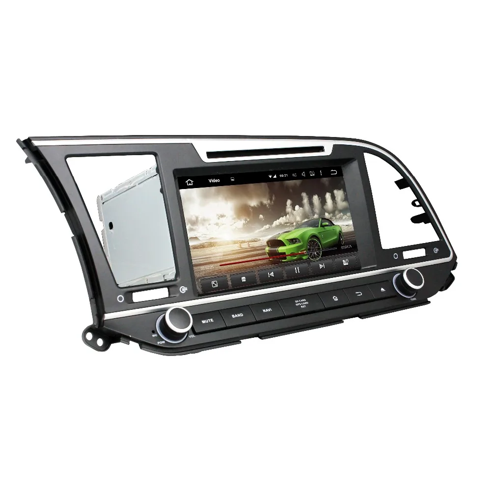Android6.0 2DIN HD 8&quot Octa core Car DVD VIDEO PLAYER for Hyundai Elantra 2016 with 2G RAM 4G WIFI Bluetooth OBD DVR mirror link |