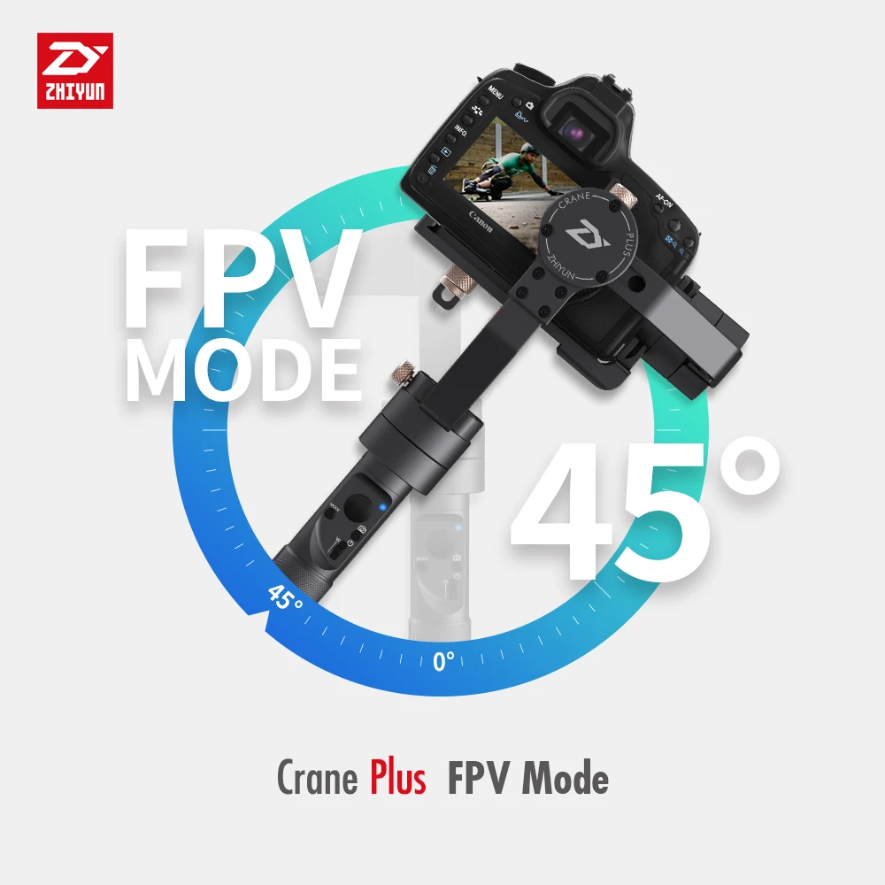 3 осевой ручной шарнирный стабилизатор Zhiyun Crane Plus полезная нагрузка 5 фунтов