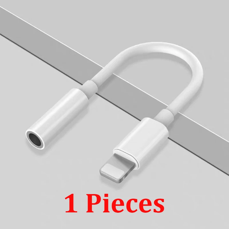 1 Piece 3,5 мм наушники адаптер для IPhone X XR XS Max 8 7 6 6s Plus AUX Наушники Адаптер для I Phone Xsmax Xmax IPhone7 аксессуары - Цвет: 1 Piece