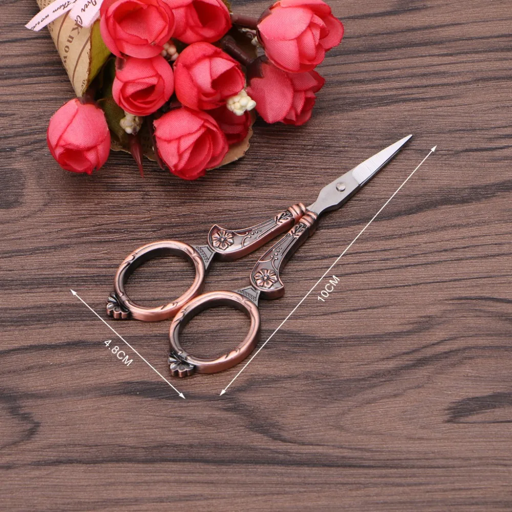 Профессиональные винтажные классические ножницы из нержавеющей стали для