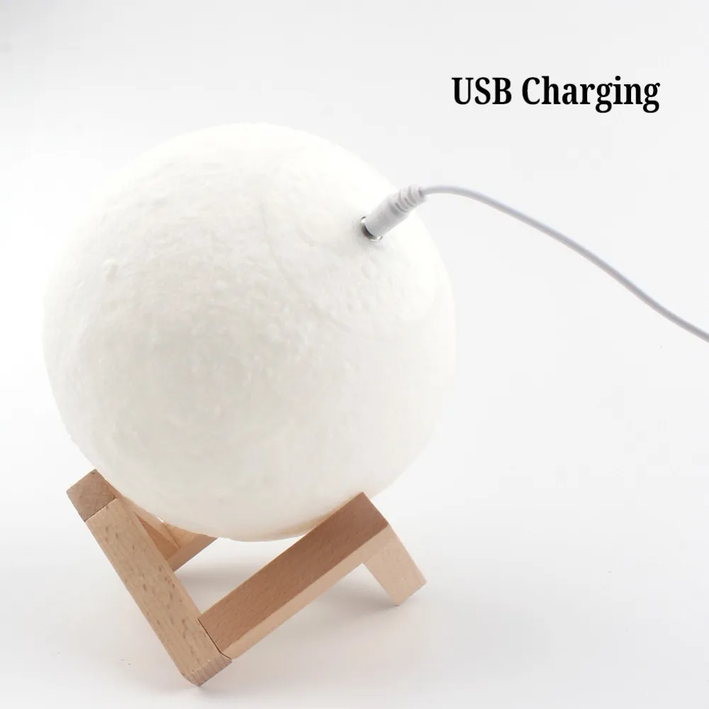 Mpow светодиодный светильник с Луной USB 3D принтом ночник лунный сенсорный датчик