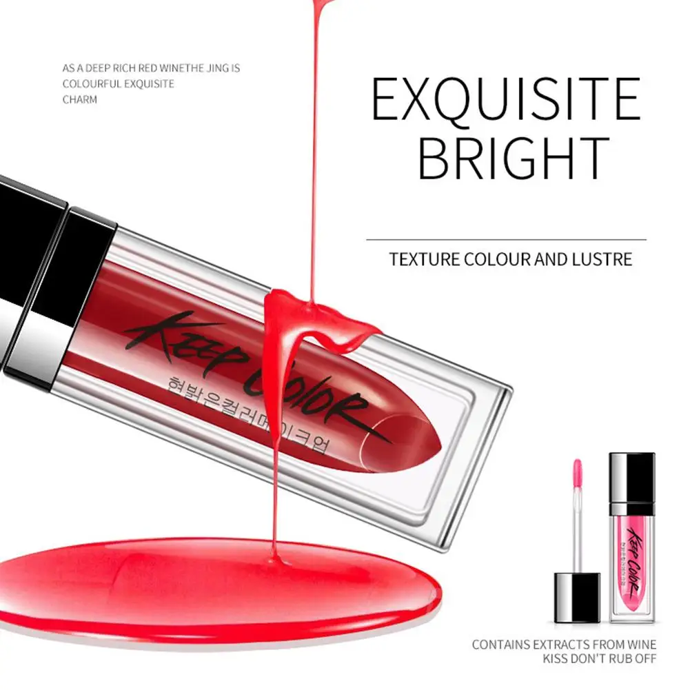 Фирменный блеск для губ ROREC блестящая питательная Увлажняющая помада Косметика