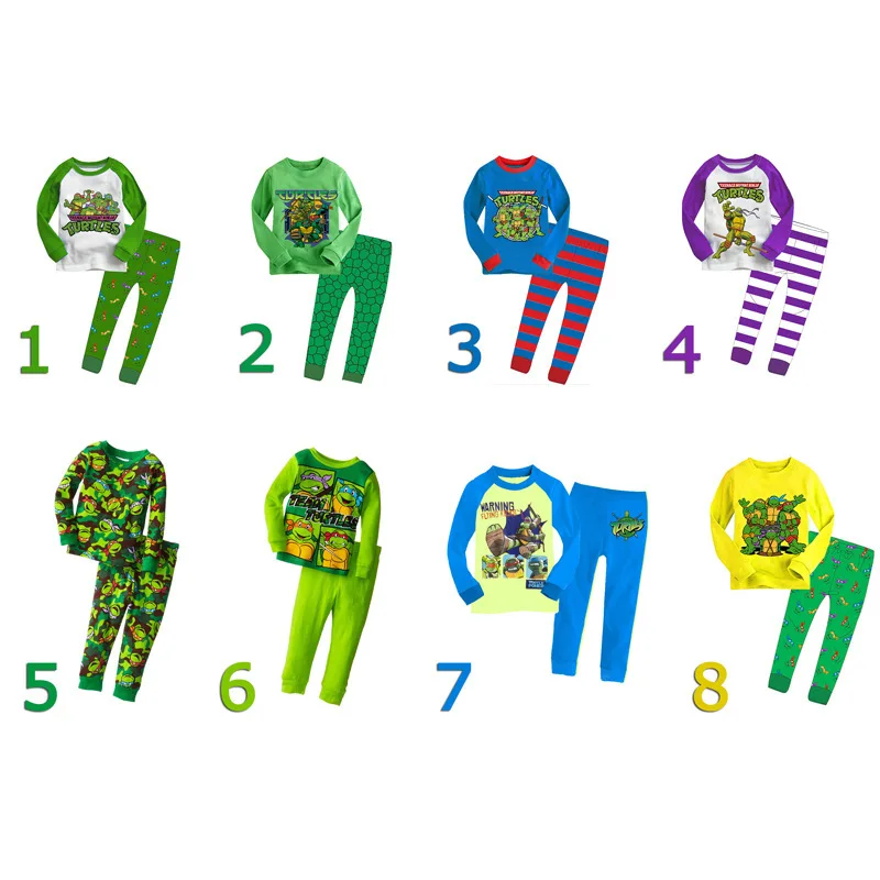 Внешняя торговля мальчик девочка мультфильм трикотажные детские пижамы детская