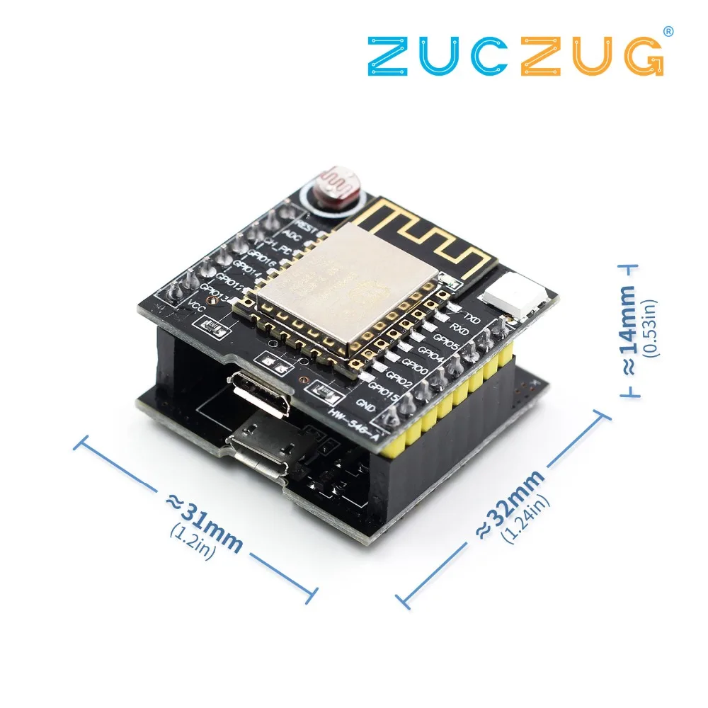 ESP8266 серийный WIFI Witty cloud Development Board ESP 12F Модуль MINI nodemcu A61 JIZHIYUN|Интегральные схемы| |