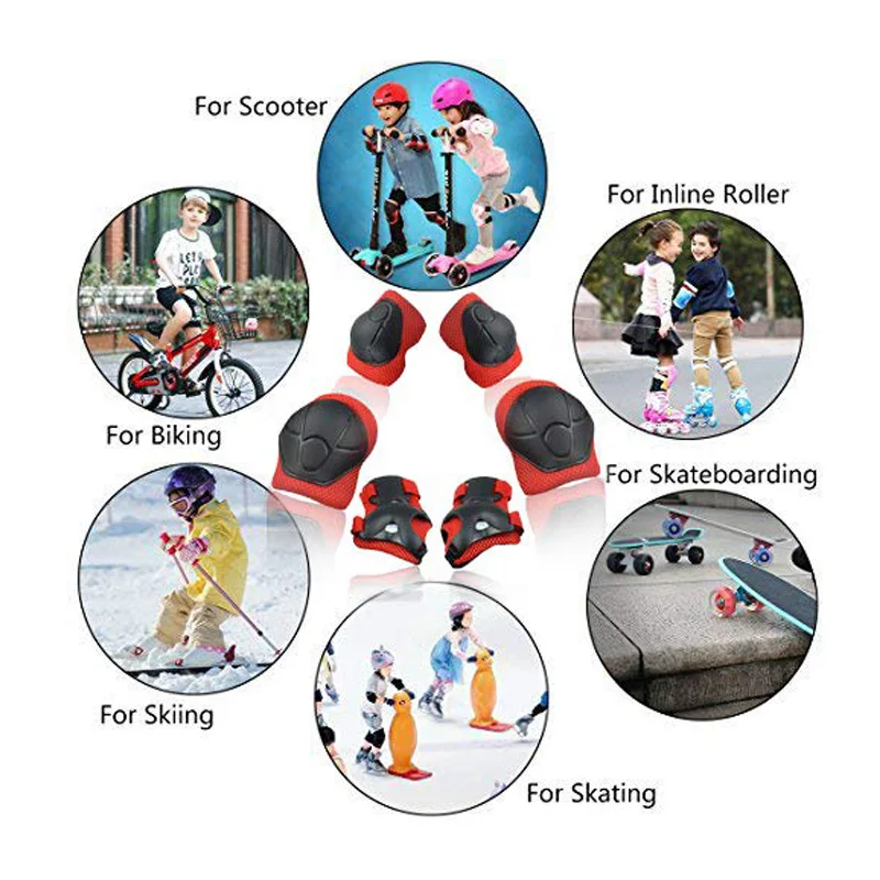Наколенники детские наколенники для катания на роликах скейтборде самокат BMX